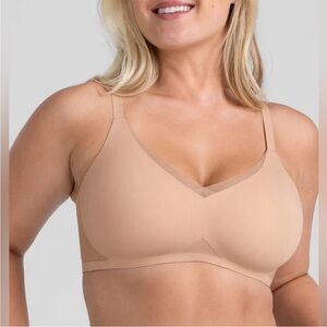 HONEYLOVE Crossover Bra  Size Medium Color Sand